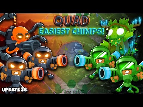 Quad CHIMPS Black Border Guide: Battle of the ISAB Monkeys (BTD6)