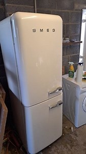 Smeg Retro Style Fridge Freezer -. For parts.   See photos and description   | eBay UK
