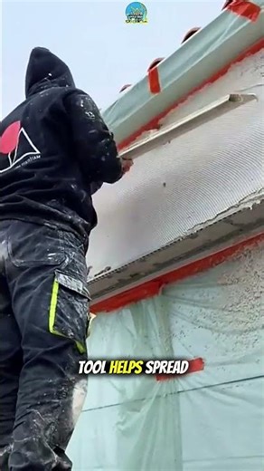 Amazing Wall Plastering Tool Technique | Fast Exterior Foam Board Installation & Finishing