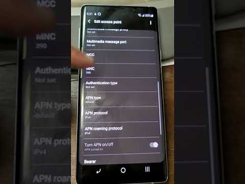 Altice APN settings especially Samsung Galaxy Note 9