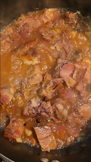Leftover Roast Pork → Lechon Paksiw | Sweet Plum Sauce Twist