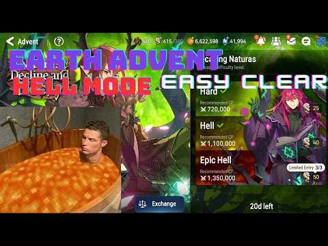 Earth Advent Nature's Decline and Decay Hell Mode Easy Clear - Epic Seven