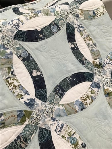 Handmade Quilt, Double Wedding Ring - Etsy