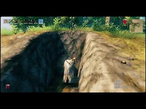 What happens when you dig down in Valheim?