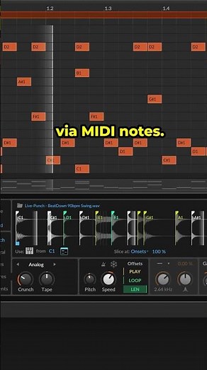 Advanced slicing in Bitwig’s Sampler🍴