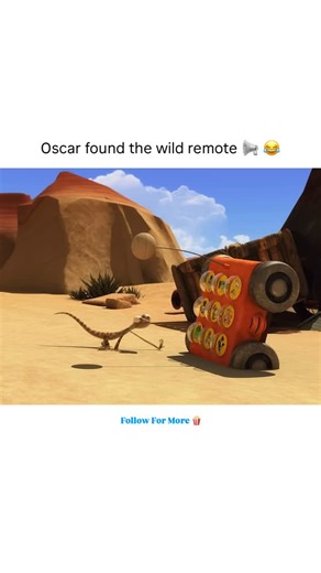 Inx Animation | Cartoons Reels on Instagram: "➡️ Oscar Oasis It’s a French–South Korean animated series featuring Oscar, a funny little lizard who lives in the desert. Oscar is always searching for water, food, or shade, but he keeps getting into trouble because of the three other characters — Popy (the fox), Harchi (the hyena), and Buck (the vulture) — who constantly bother him. The cartoon is a silent comedy, meaning there’s almost no dialogue — just funny sounds and expressions. (cartoons, co