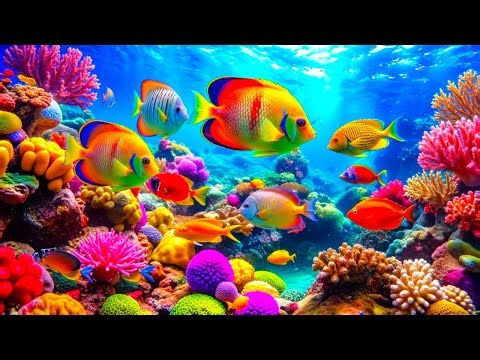 Dive Into the Mesmerizing Underwater Realm and Marvel at Sea Animal in The Best 4K ULTRA HD Aquarium