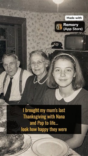 The last Thanksgiving with Nana and Pop, 1962