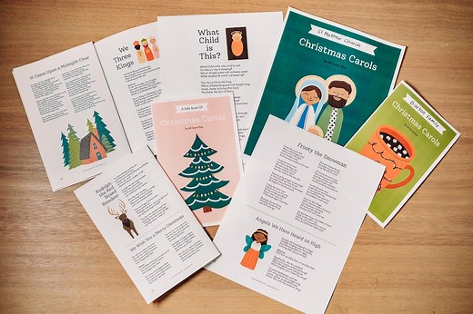 Christmas Carols Booklet | Printable Holiday Songbook, Winter Music Lyrics, Family Festive Activity, Singalongs for December, Advent Hymns - Etsy