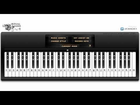 Dragon Ball GT Opening Virtual Piano Tutorial