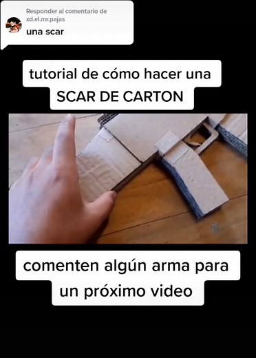 Tutorial de cómo hacer una SCAR de cartón