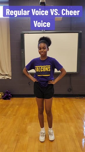 The Interview...Regular Voice vs. Cheer Voice 💜💛💜💛