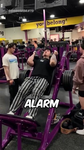 The Gym Alarm Ruined His Workout! 🏋️‍♂️😨 (@danmarshlifts)