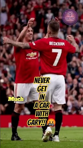David Beckham Roasts Gary Neville 😂