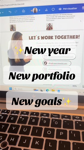 New year means new goals and a stronger UGC portfolio ✨ Working from home changed my life as a mom! Want to start UGC this year? I can help you 💬 #WorkFromHome #MomTok #OnlineIncome #ContentCreatorLife #digitalproducts
