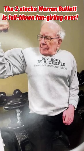 The 2 stocks Warren Buffett is full-blown fan-girling over! #fintok #stocktok #learnontiktok #fyp #foryoupage