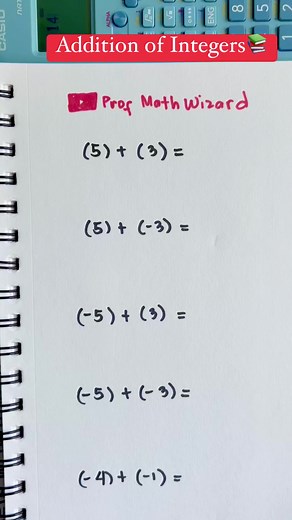 19K views · 213 reactions | Addition of Integers #math #mathematics #mathtrick #viralmath #viralreels #viralvideo #viralshorts #foryou #foryoupage #hacks #percentage #percent #base #mathreview #fypviralシ #fyp #fypツ #CSC #mathexam #boardexam #mathreview #MATHEMATICS #mathhacks #mathtricks | Prof Math Wizard | Facebook