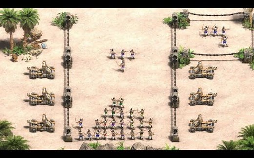 在帝国时代2里玩俄罗斯方块