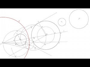 How to Draw the Mid-Circle of 2 given Circles Lying Independent of each other (Inversive Geometry)