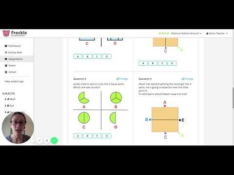 Freckle Teacher Dashboard