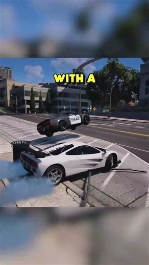 Stealing McLaren F1 as Fake Cop using tunnels