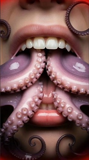 eating octopus 🐙 alive #liveoctopus #science #3danimation #facts #knowledge #cgi