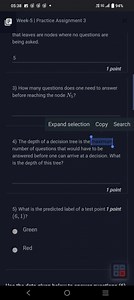 05:38苑 56 .94\%Week-5 | Practice Assignment 3that leaves a... | Filo