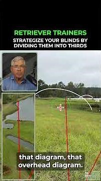 How to Break Down Blinds into Thirds (Retriever Training Tip)
