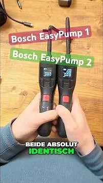 Bosch EasyPump 2 vs. 1 - Is the Upgrade Worth It? #bosch #easypump #airpump