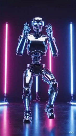 robot dance with music #cartoon #robot #like #dance #3danimation#automobile