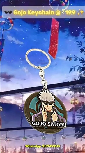 👓 Infinity in Your Pocket ✨ – Gojo Keychain Only ₹249! #trendingproducts #viralsvideo #animefans