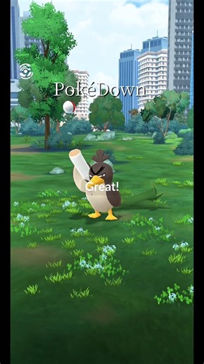 THE DUCK WITH A LEEK! 🦆🌱 Rare Farfetch'd Encounter! #Shorts #PokemonGO #Viral