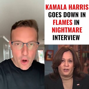 4.5M views · 10K reactions | LOL: Kamala Harris Goes Down In Flames In Nightmare Interview Benny Johnson | Donald Trump Jr. | Facebook