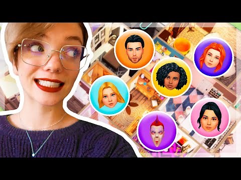 1 Coin = 1 Let's Play Character! | Sims 4 Challenge 🌈