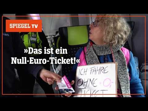 Zero-euro ticket: Free train travel – as a protest | SPIEGEL TV