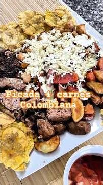 Picada 4 Carnes: El sabor más real de Colombia 🇨🇴 #ComidaColombiana #Picada #RecetasFaciles #Shorts