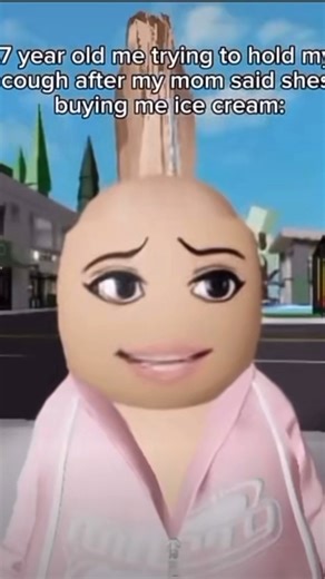 Always tried to hide my cough😭🤣 #roblox #memes #funny #icecream #cough #mom #brookhaven