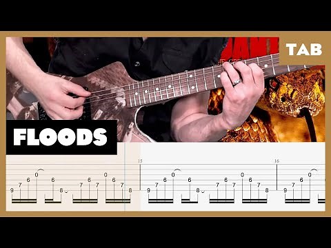 Pantera - Floods - Guitar Tab | Lesson | Cover | Tutorial