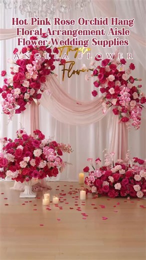 Angela Flower on Instagram: "Hot Pink Calla Orchid Hang Floral Arrangement Aisle Flower Ball Wedding Decor A9046 pls follow us , we will give special discount to new fans！ From : @angelaflowerofficial angelaflowerofficial, Flowers for designers! https://angela-flower.com #angelaflower #flowerceiling #weddingdecor #weddingbackground #romantycznie #weddingpropos #weddinginspiration #diyweddingdecor #ceremonydecor #weddingideas #colorpalette #homeinspo #fallwedding #weddingdetails #artisticdecor #w