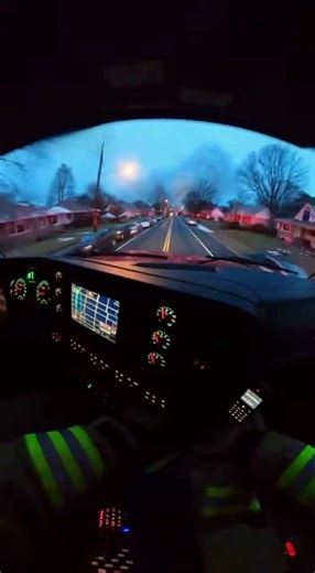 🚒 POV: Inside a Fire Engine Responding to a Structure Fire