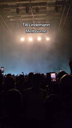 Till Lindemann and Rammstein in Melbourne Concert