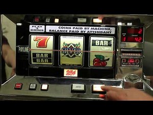 Bally S5500 Silver and Gold slot machine