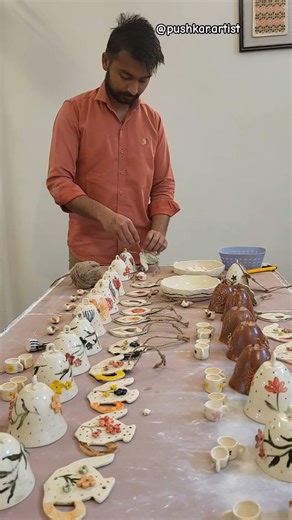 clay bells || New decorative items #creativeclayideas #pottery #art #clayart #trending #reels