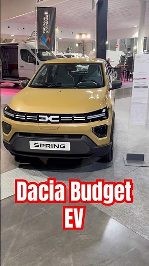 2026 Dacia Spring Looks Surprisingly Cool! Electric Budget King ⚡😍 #DaciaSpring