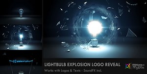 Light Bulb Explosion Logo Reveal