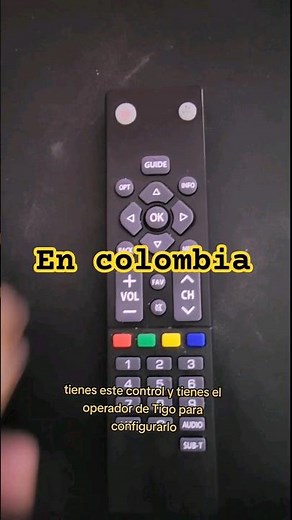 Configurar control remoto a tv panasonic #televisores #tigo #panasonic #configuración