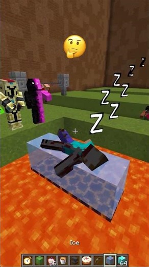 Brainrot Tsunami Escape vs TIME FREEZE Emoji Reaction #meme #shorts #minecraft