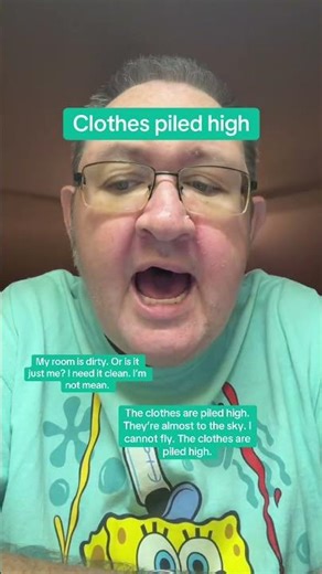 Clothes piles high (original lyrics by Hefner)