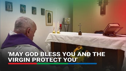 Pope Francis is slowly regaining his strength in hospital but must "relearn to speak" after prolonged use of high-flow oxygen therapy, a senior Vatican official said on Friday (March 22). Link to full story in the comment section. | ABS-CBN News