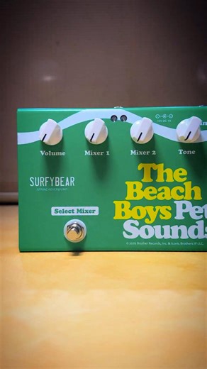 Kicking off the 60th year of Pet Sounds with a very special collab with Surfy Industries. The Special Edition SurfyBear Compact spring reverb unit reflects the historic role of spring reverb in shaping Pet Sounds and early 1960s recordings. The design draws direct inspiration from the classic standalone reverb units of the era. Pre-order now at the link in bio. | The Beach Boys